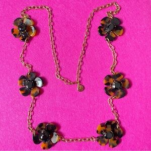 Tory Burch Floral Long Necklace